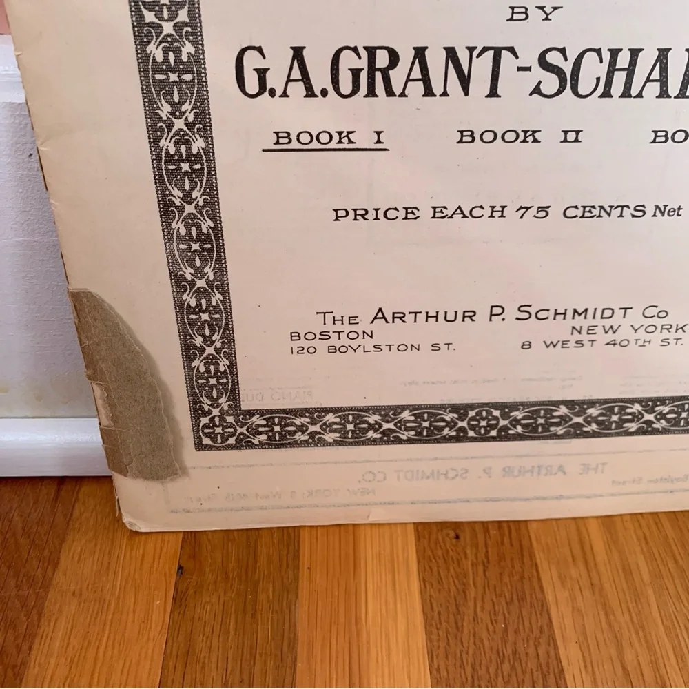 Vintage Follow-On Studies for the Pianoforte G.A. Grant-Schaefer Piano Lessons